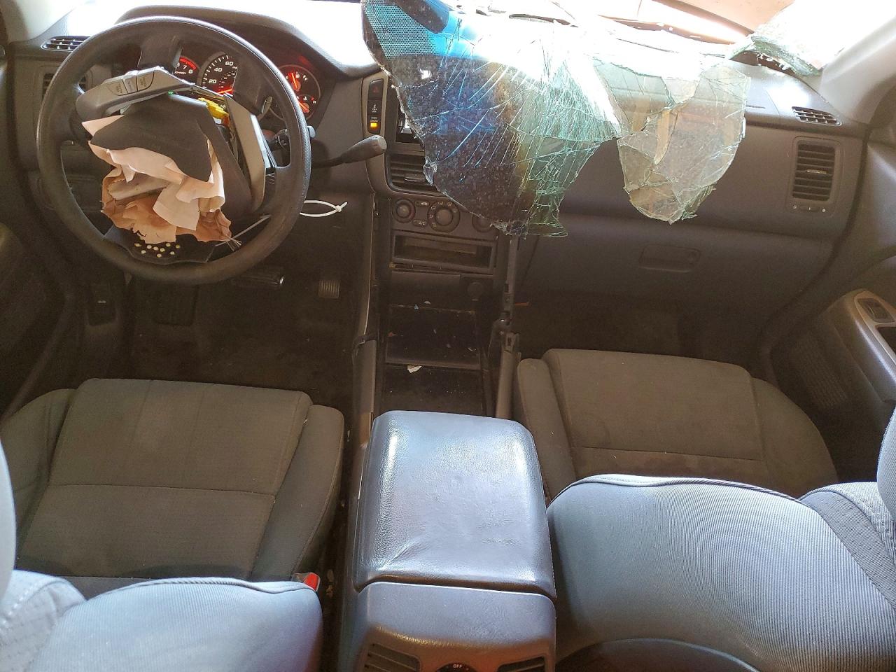 2007 Honda Pilot Lx Blue vin: 2HKYF18187H501171