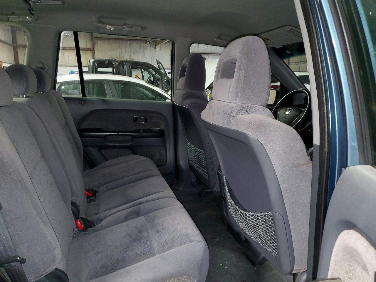 2005 Honda Pilot Lx Blue vin: 2HKYF18195H512726