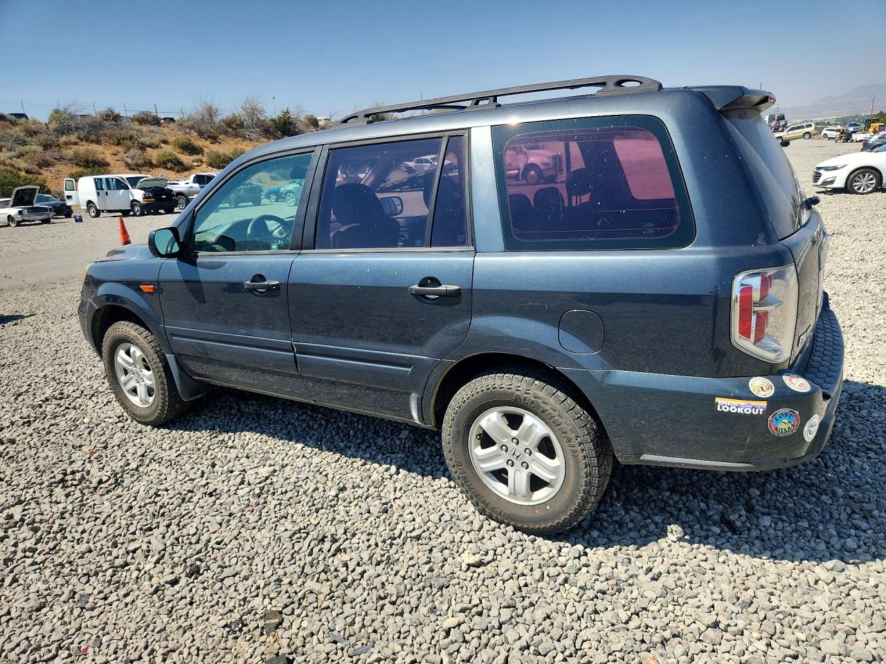 2006 Honda Pilot Lx Charcoal vin: 2HKYF18196H512937