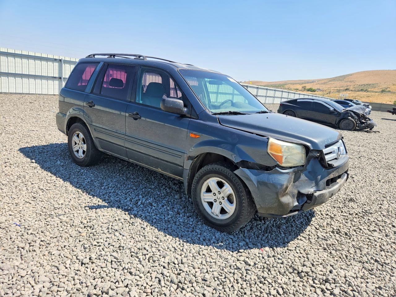 2006 Honda Pilot Lx Charcoal vin: 2HKYF18196H512937