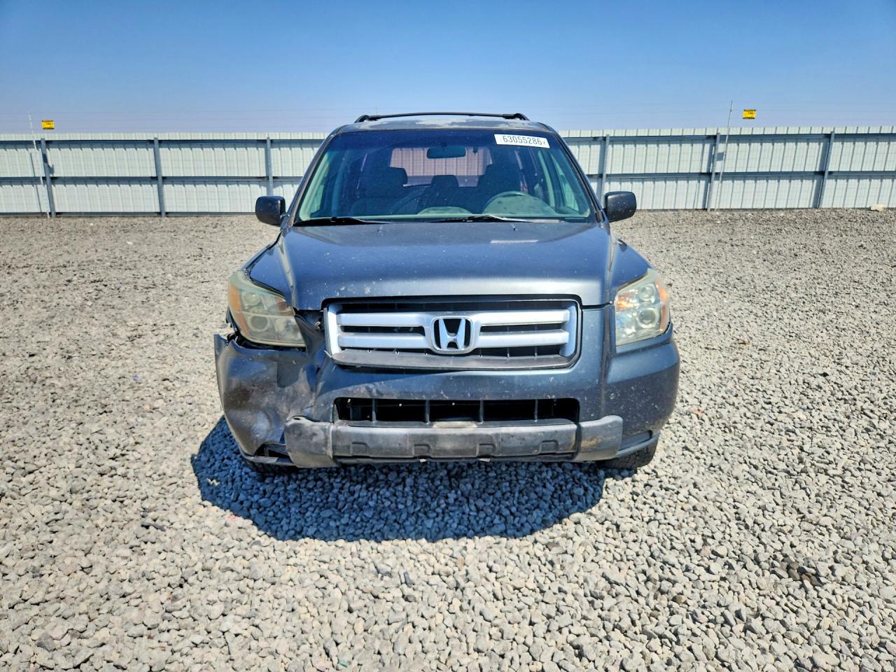 2006 Honda Pilot Lx Charcoal vin: 2HKYF18196H512937