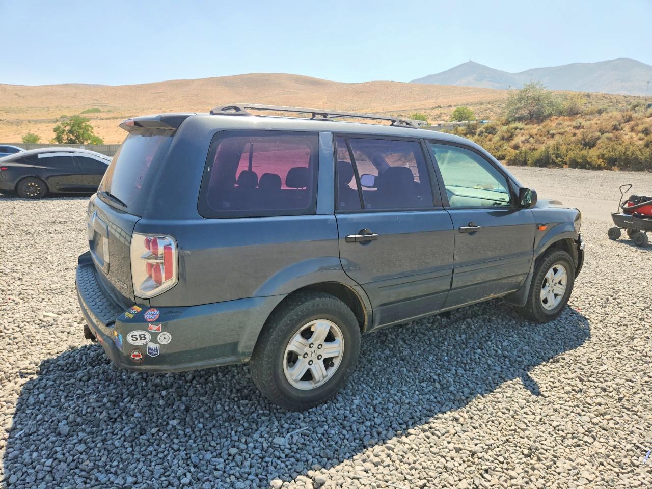 2006 Honda Pilot Lx Charcoal vin: 2HKYF18196H512937