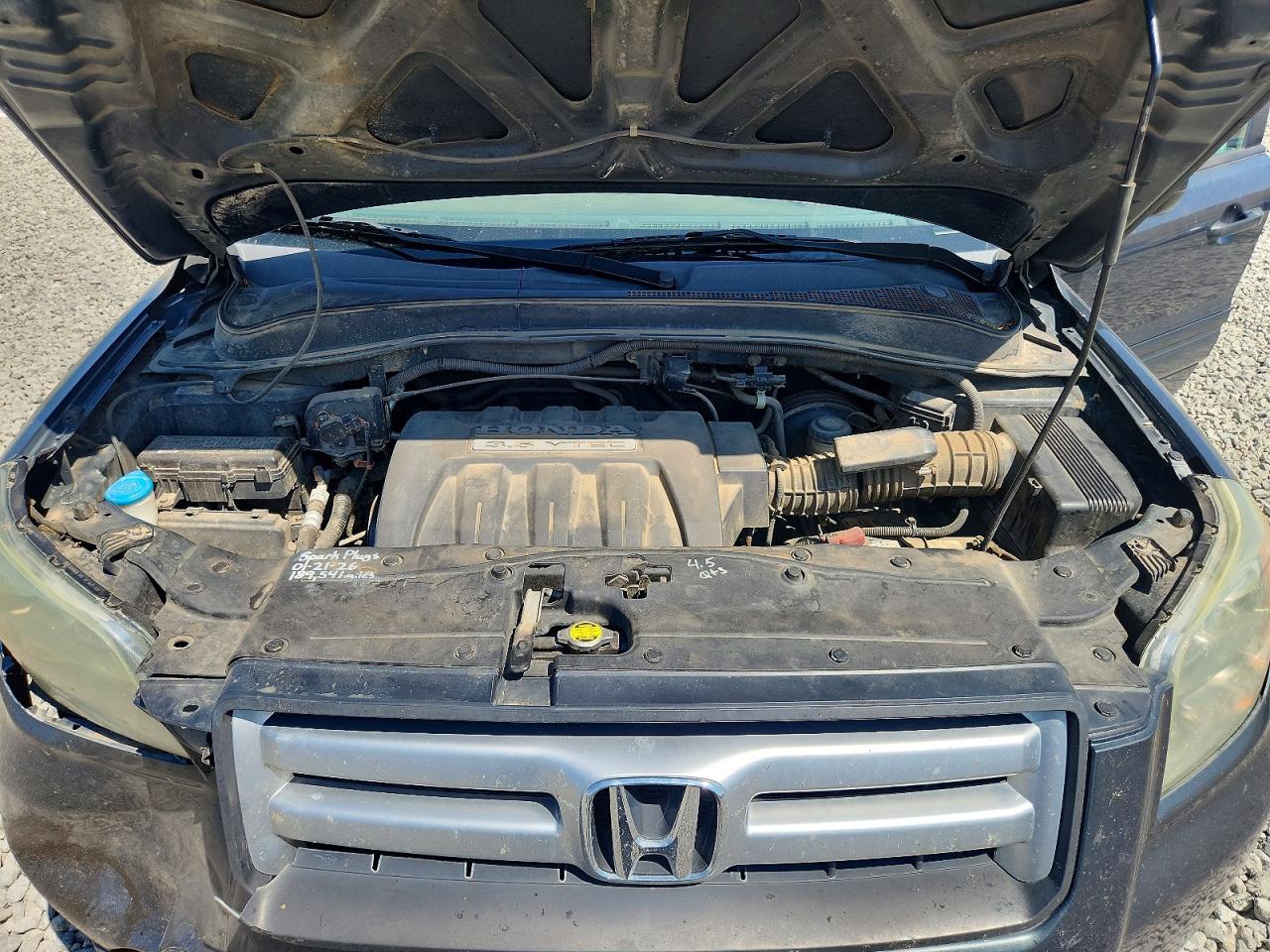 2006 Honda Pilot Lx Charcoal vin: 2HKYF18196H512937