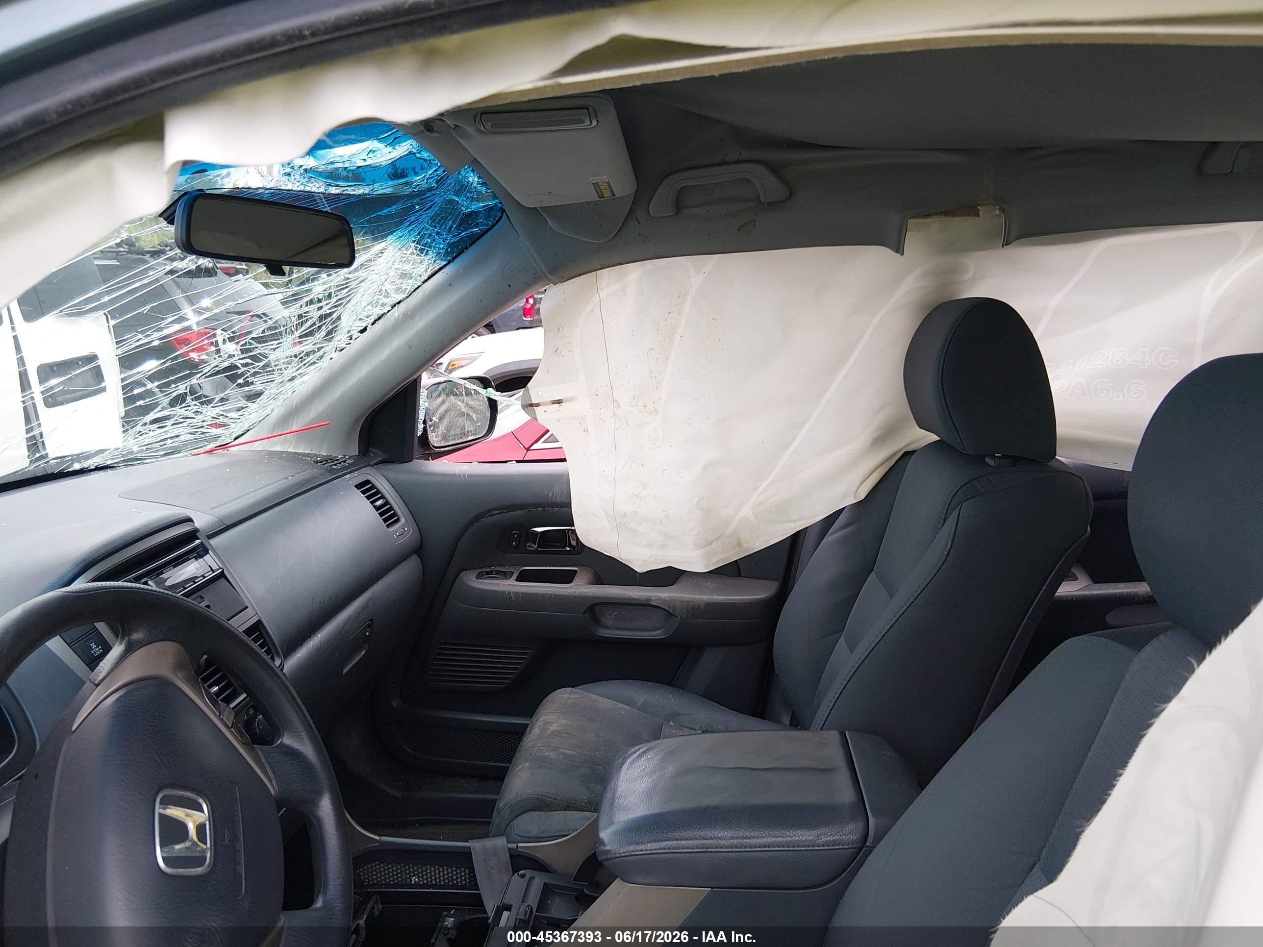 2006 Honda Pilot Lx Синий vin: 2HKYF181X6H524112