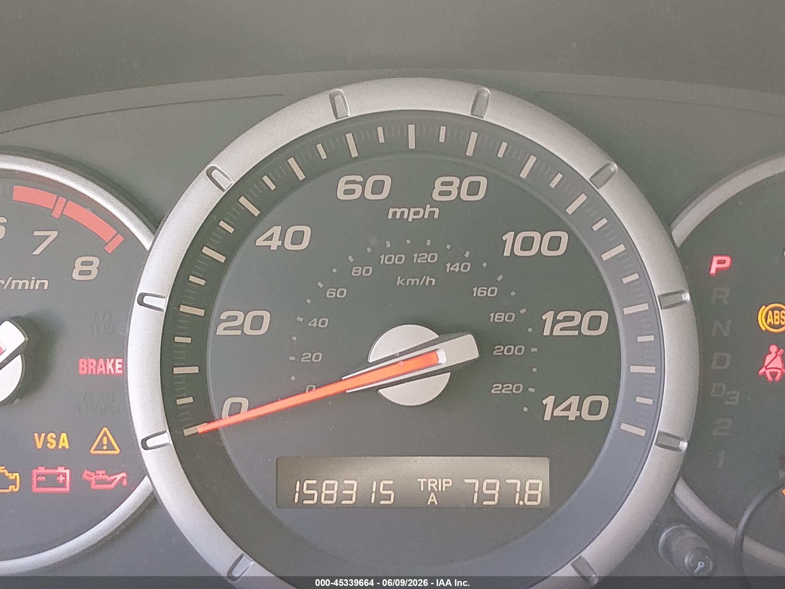 2006 Honda Pilot Lx Blue vin: 2HKYF181X6H562553