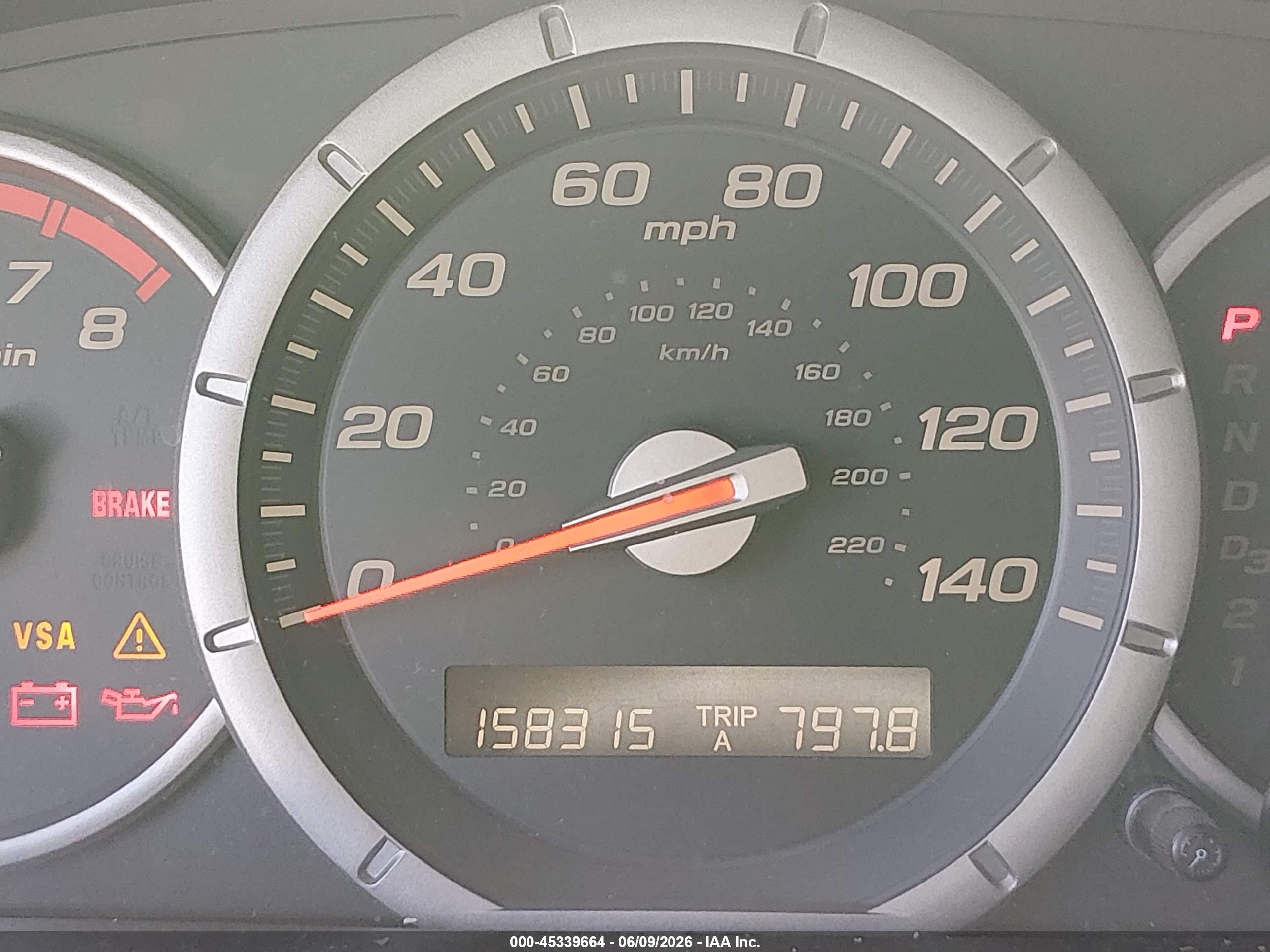 2006 Honda Pilot Lx Blue vin: 2HKYF181X6H562553