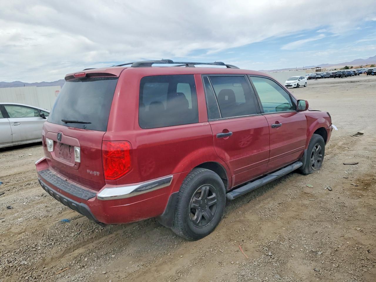 2003 Honda Pilot Ex Red vin: 2HKYF18403H503968