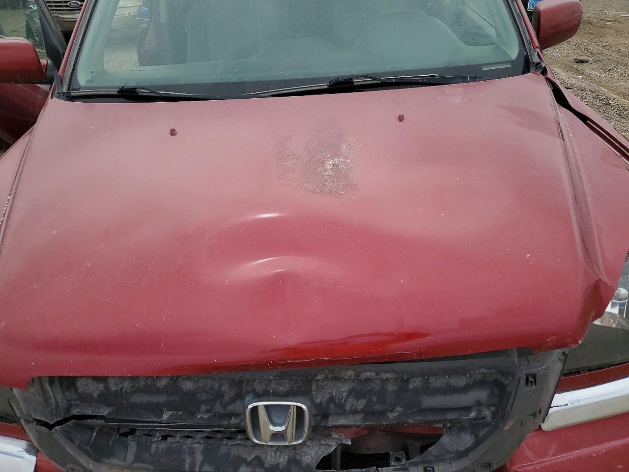 2003 Honda Pilot Ex Red vin: 2HKYF18403H503968