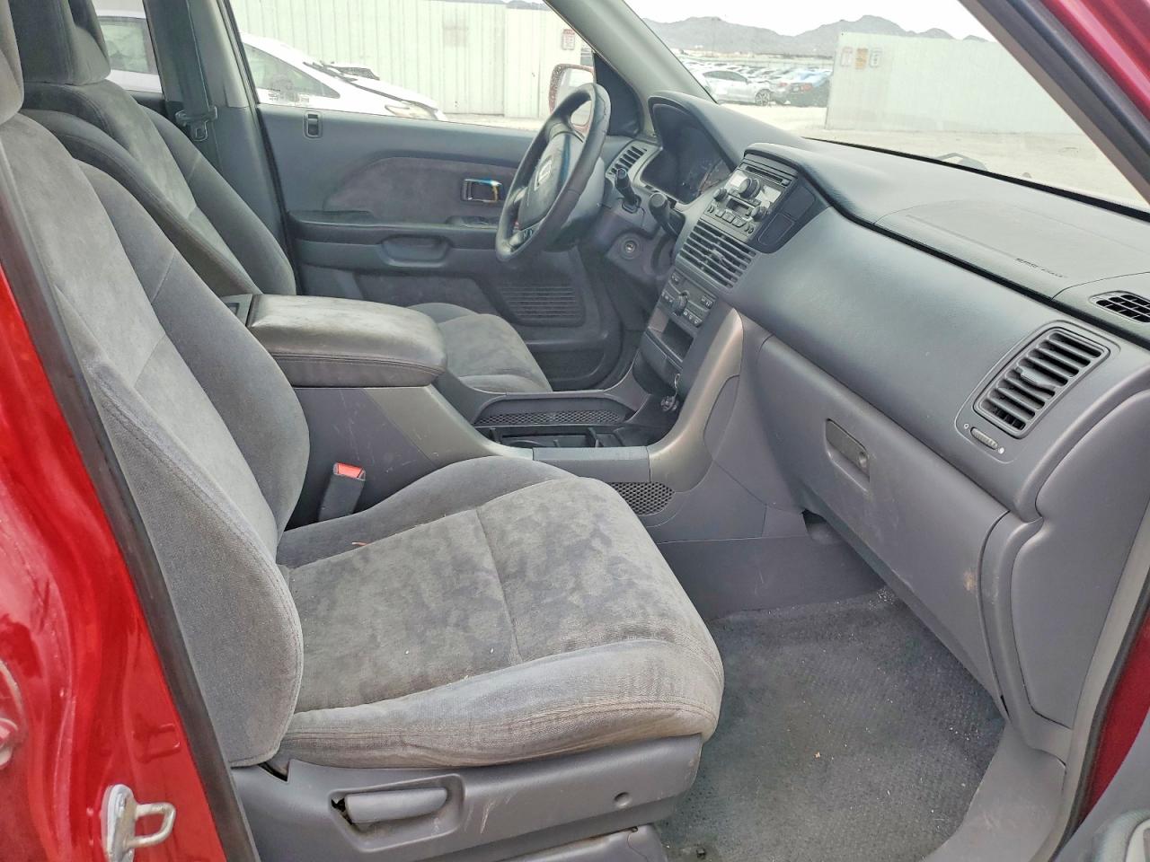 2003 Honda Pilot Ex Red vin: 2HKYF18403H503968