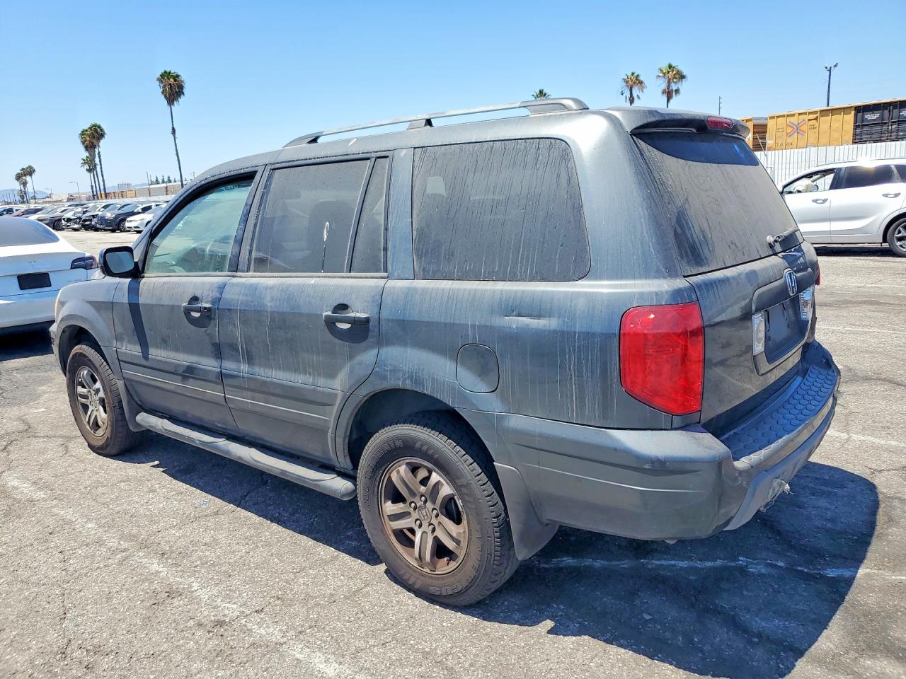 2003 Honda Pilot Ex Gray vin: 2HKYF18403H529762