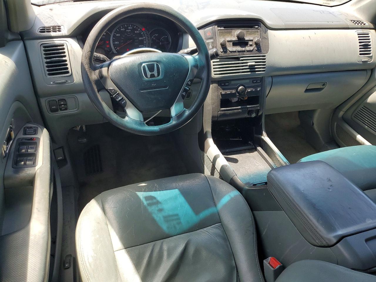 2003 Honda Pilot Ex Gray vin: 2HKYF18403H529762