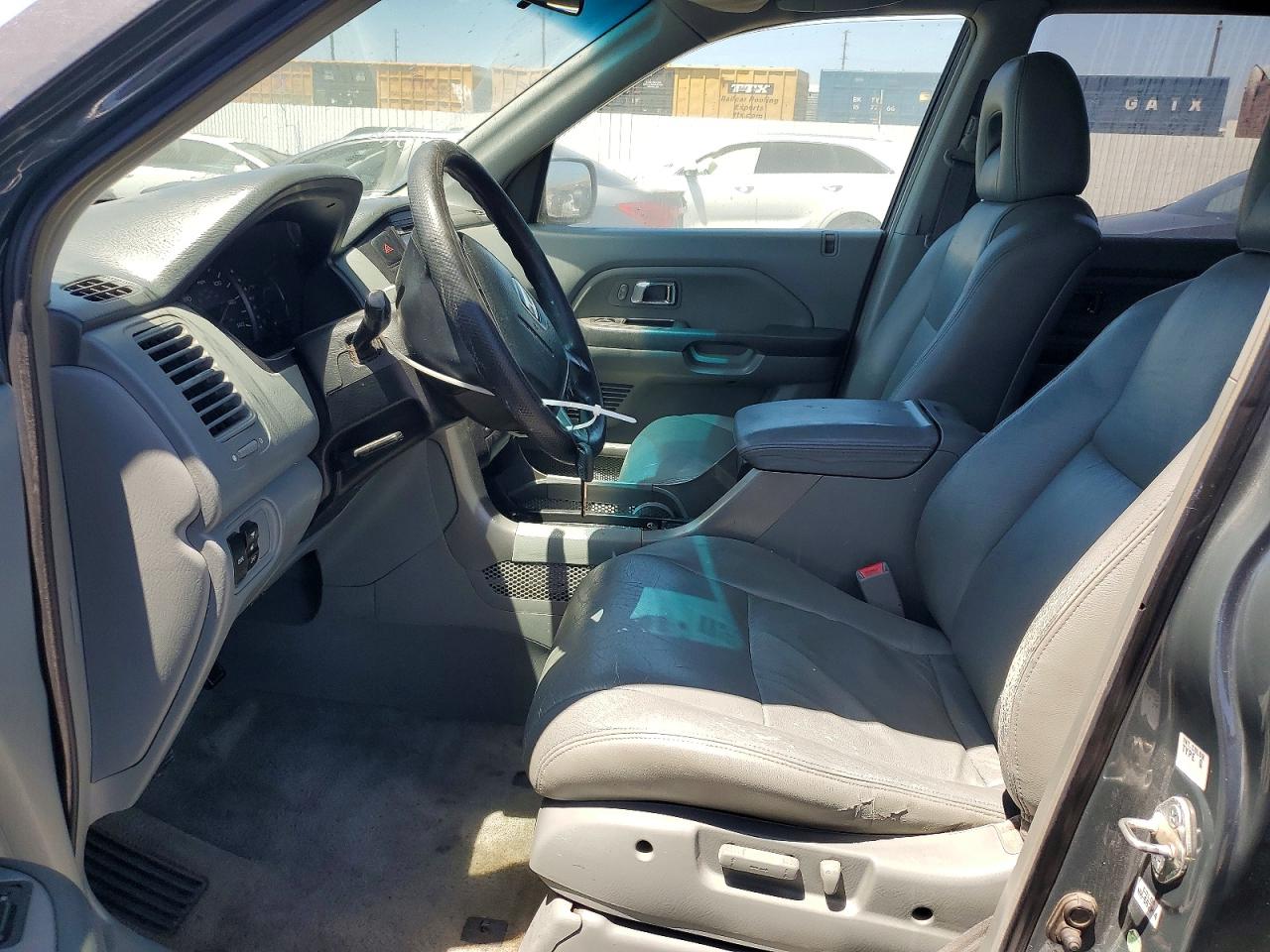 2003 Honda Pilot Ex Gray vin: 2HKYF18403H529762