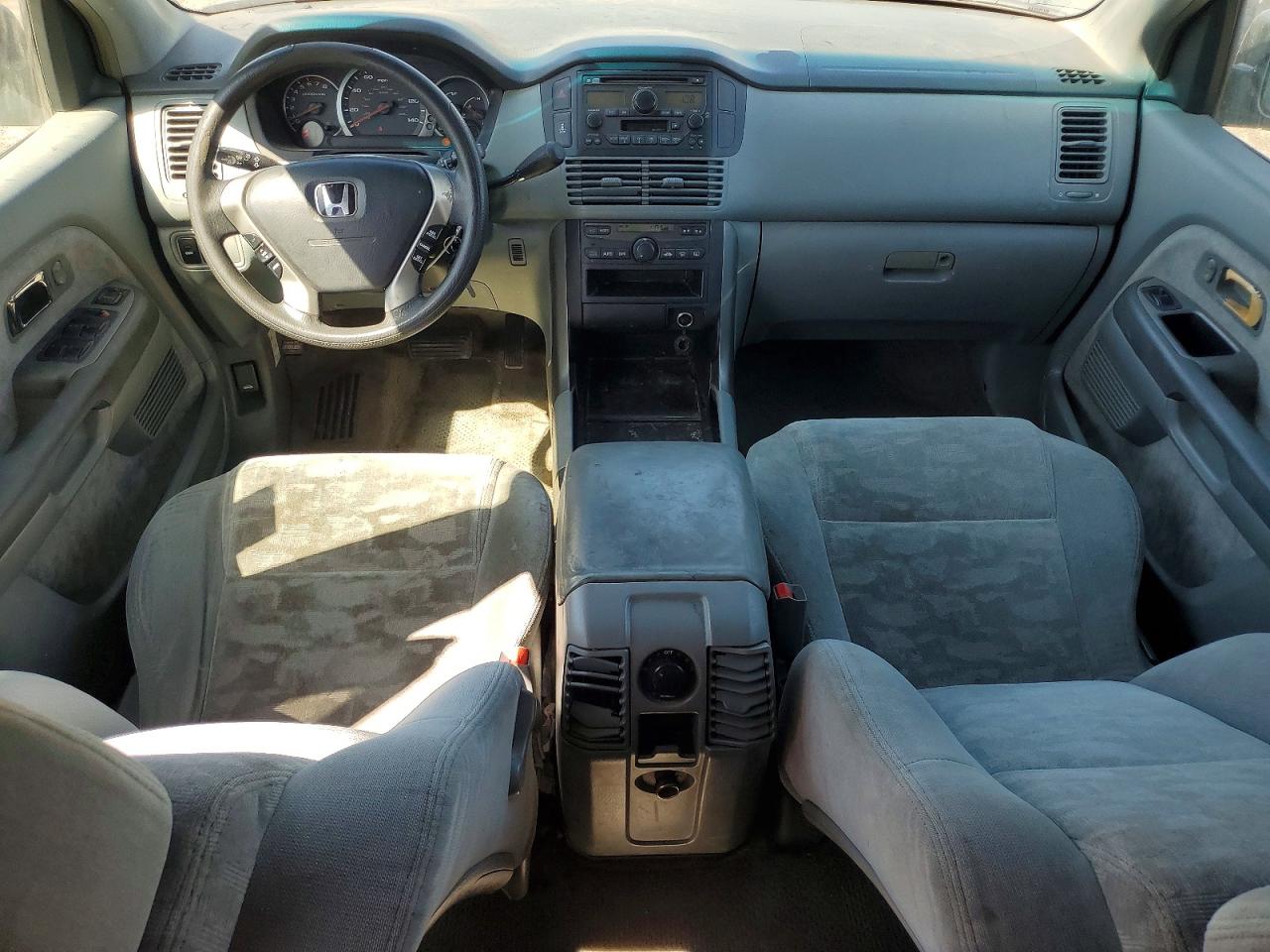 2003 Honda Pilot Ex Gray vin: 2HKYF18403H580288
