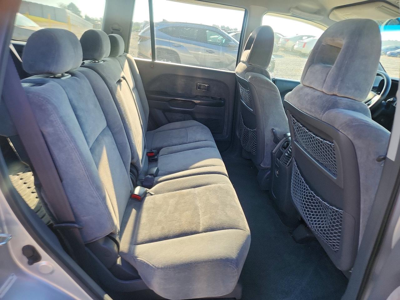 2004 Honda Pilot Ex Silver vin: 2HKYF18404H586920
