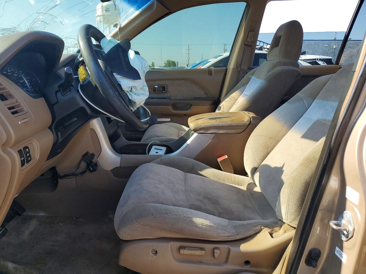 2004 Honda Pilot Ex Tan vin: 2HKYF18404H623951
