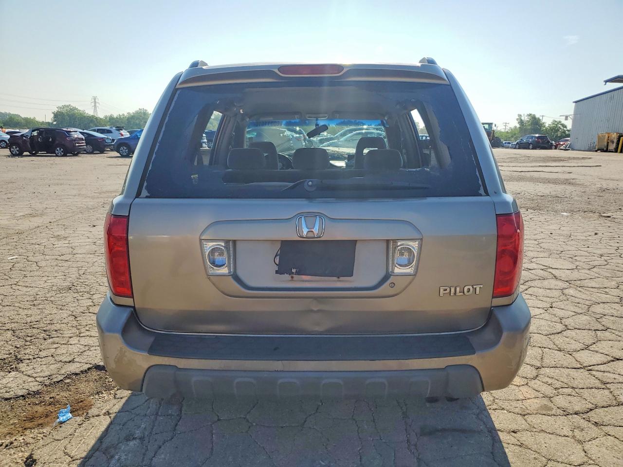 2004 Honda Pilot Ex Tan vin: 2HKYF18404H623951