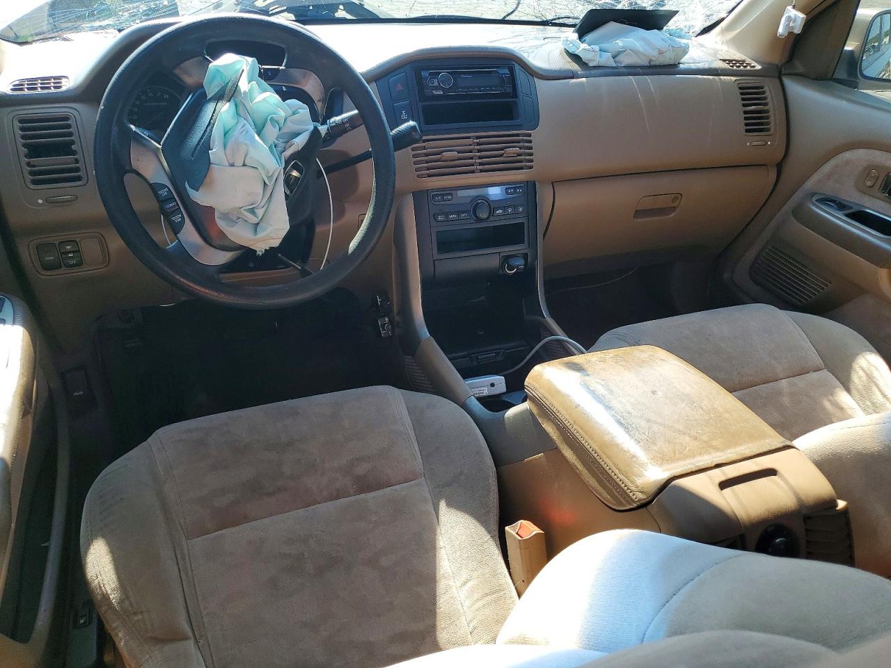 2004 Honda Pilot Ex Tan vin: 2HKYF18404H623951