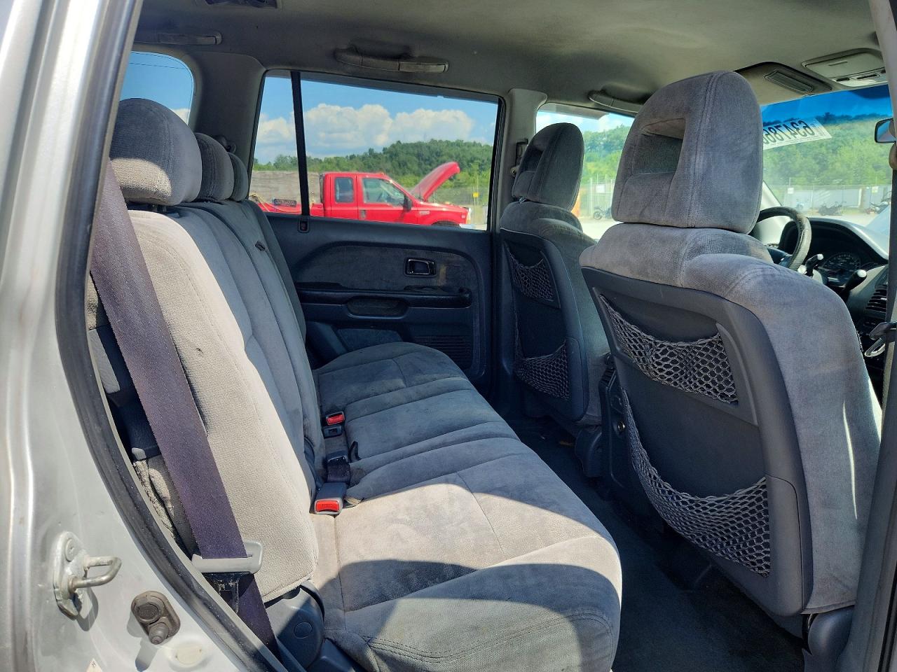 2005 Honda Pilot Ex Silver vin: 2HKYF18405H521499