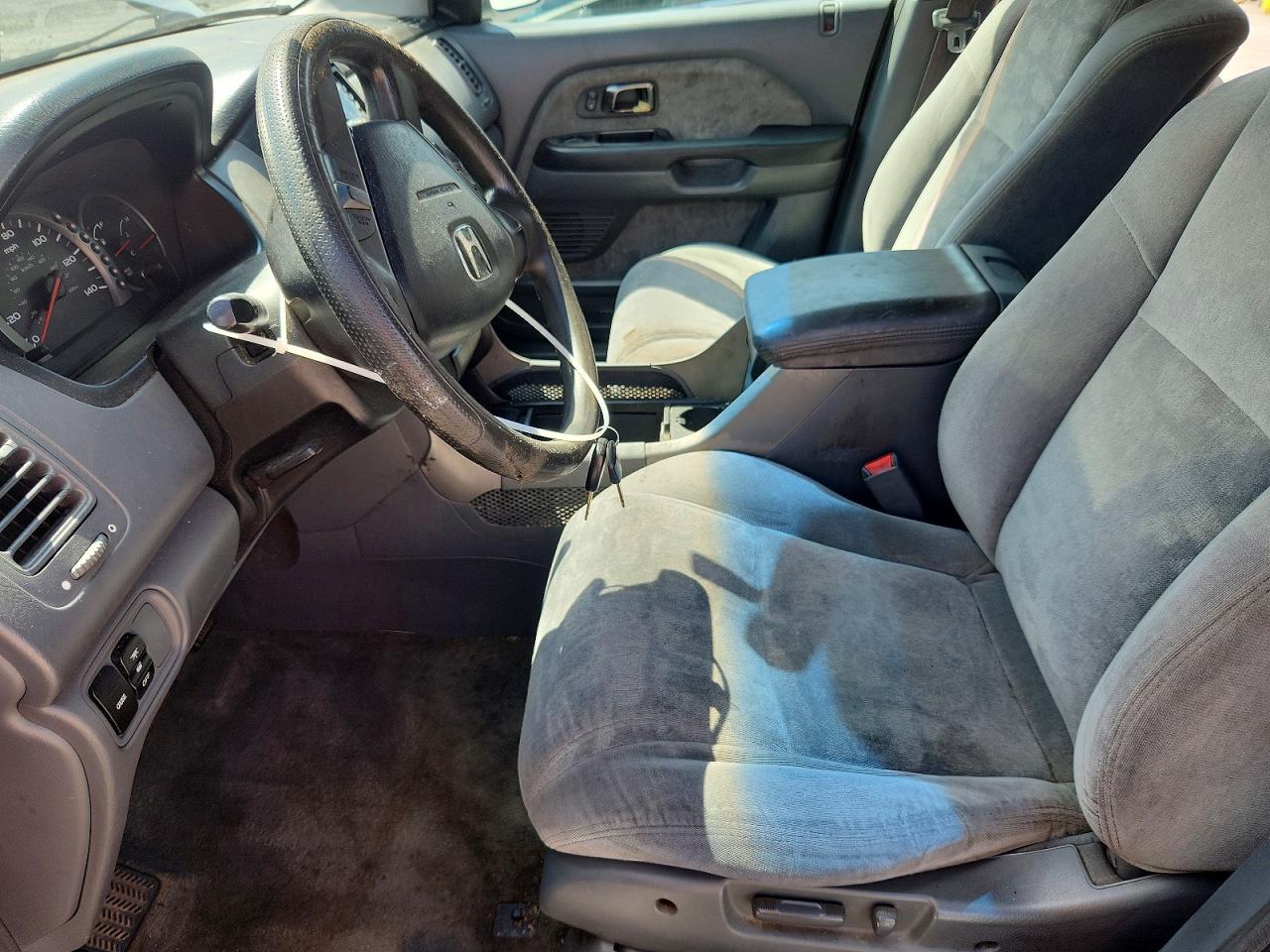 2005 Honda Pilot Ex Silver vin: 2HKYF18405H521499