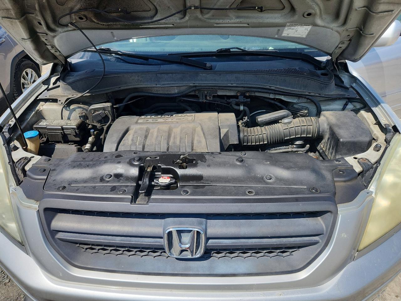 2005 Honda Pilot Ex Silver vin: 2HKYF18405H521499