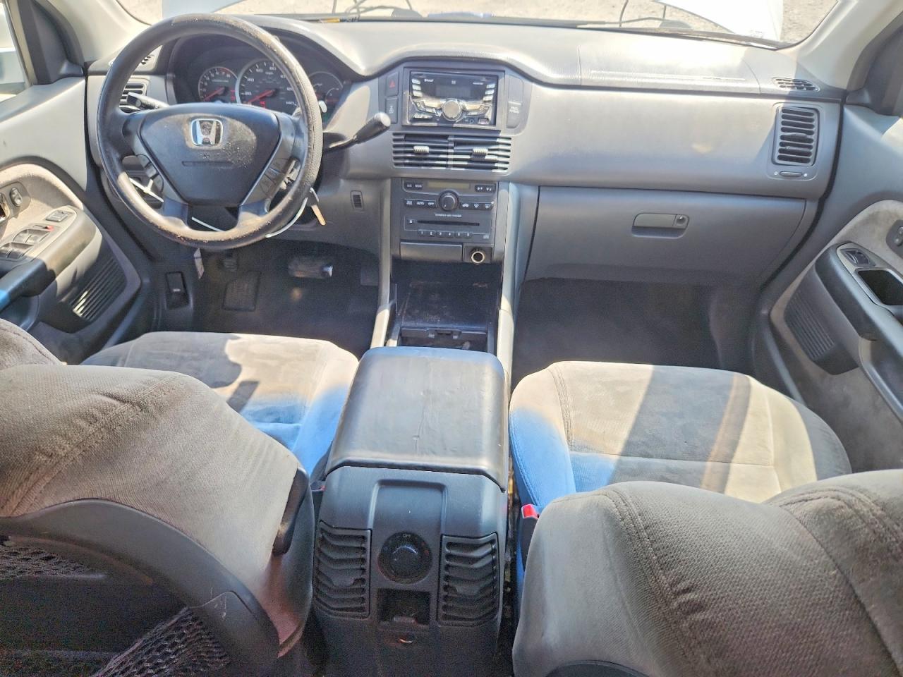 2005 Honda Pilot Ex Silver vin: 2HKYF18405H521499