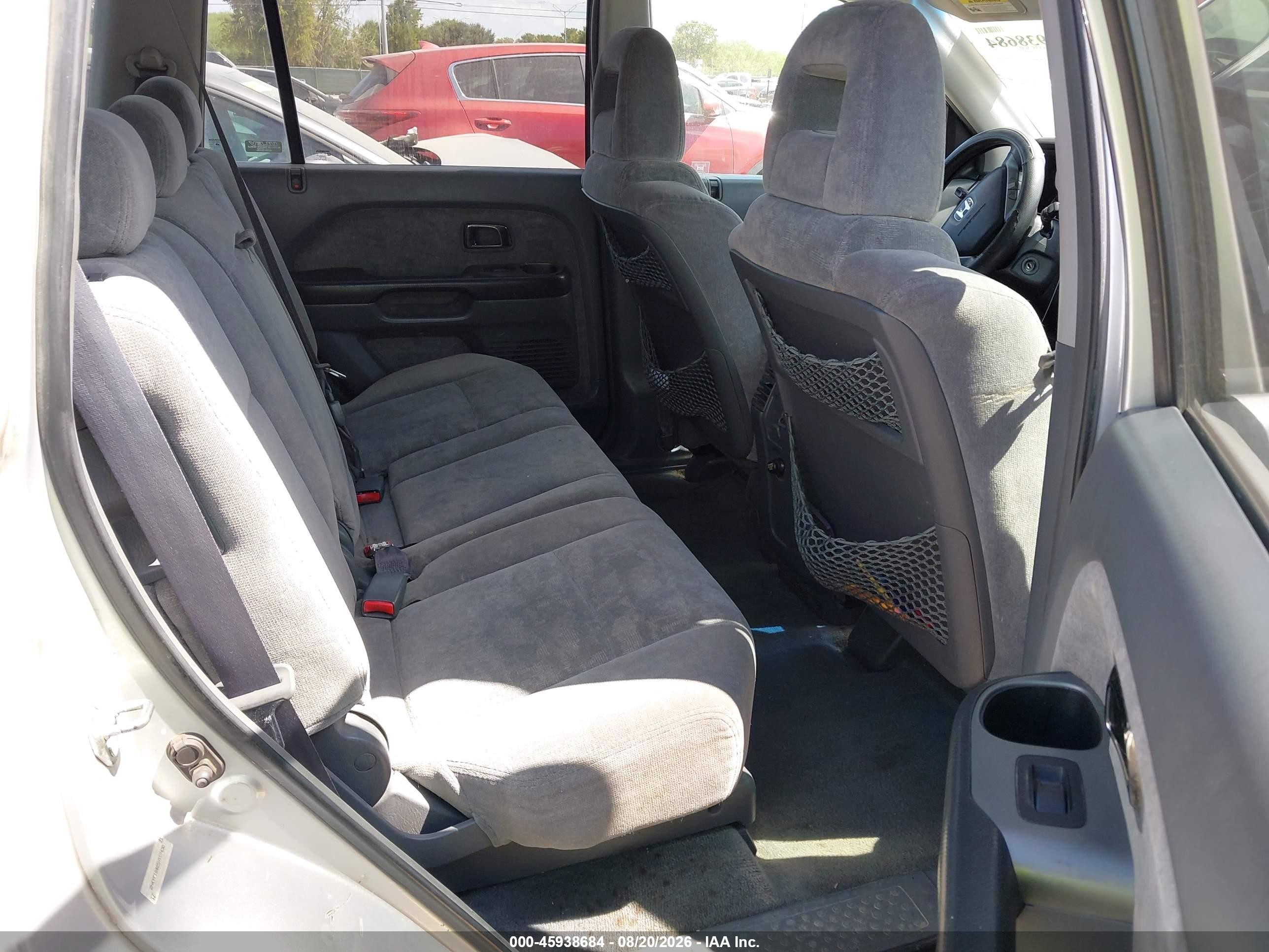 2005 Honda Pilot Ex Серебряный vin: 2HKYF18405H559430