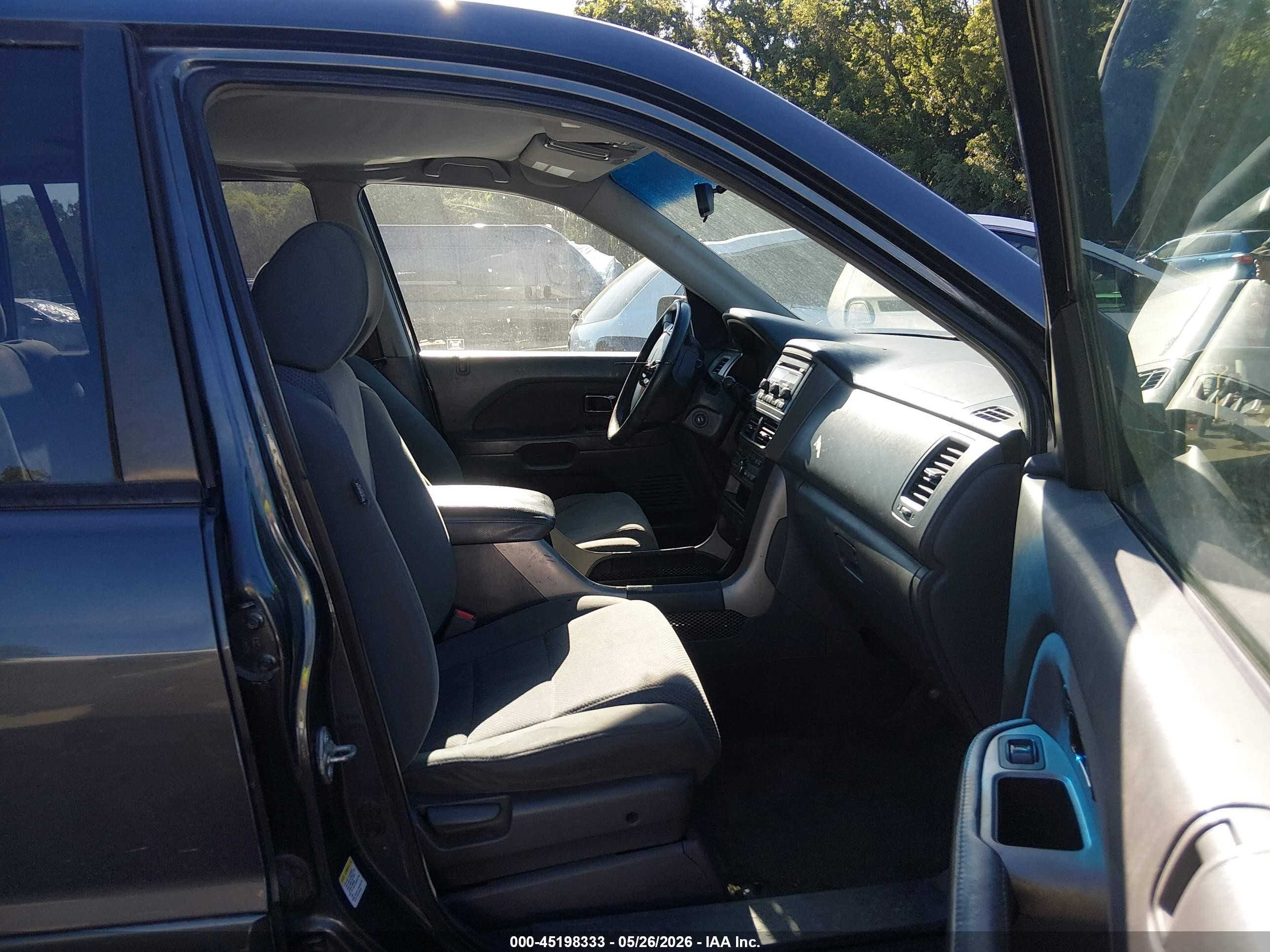 2006 Honda Pilot Ex Gray vin: 2HKYF18406H528874