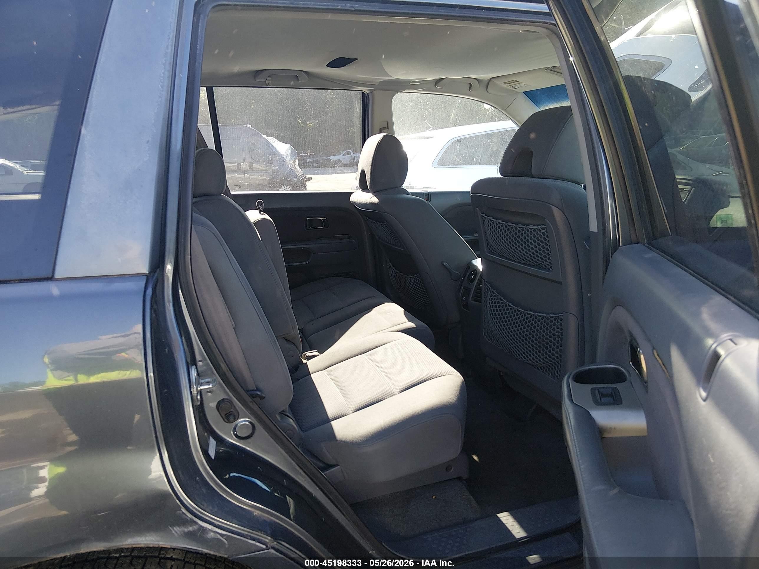 2006 Honda Pilot Ex Gray vin: 2HKYF18406H528874