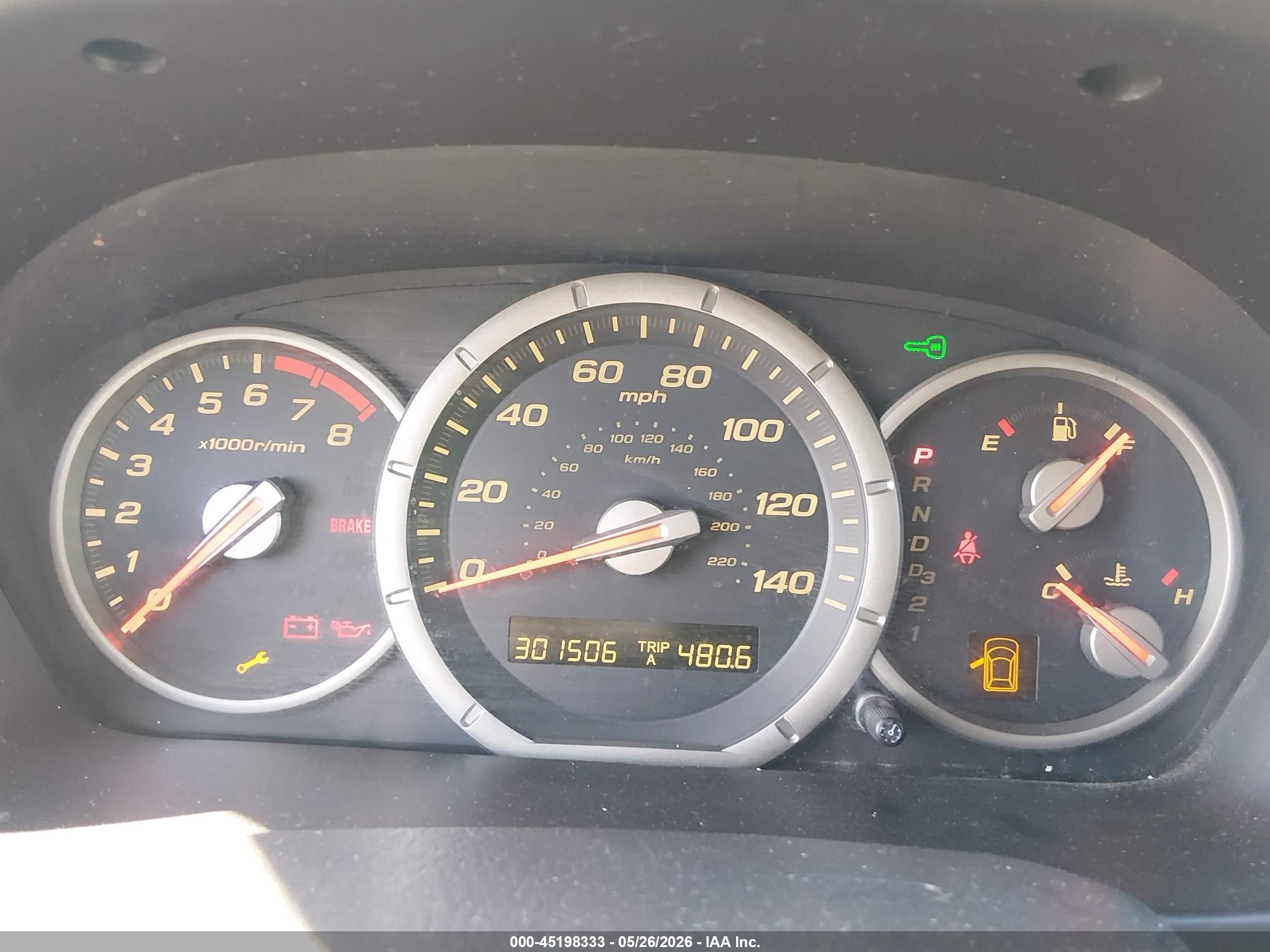 2006 Honda Pilot Ex Gray vin: 2HKYF18406H528874