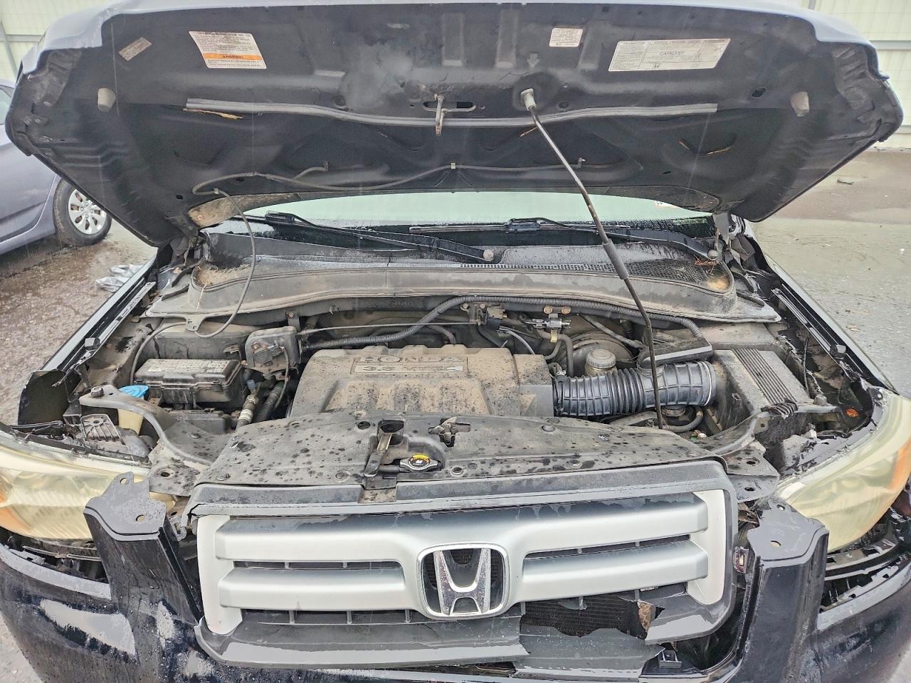 2006 Honda Pilot Ex Black vin: 2HKYF18406H563883