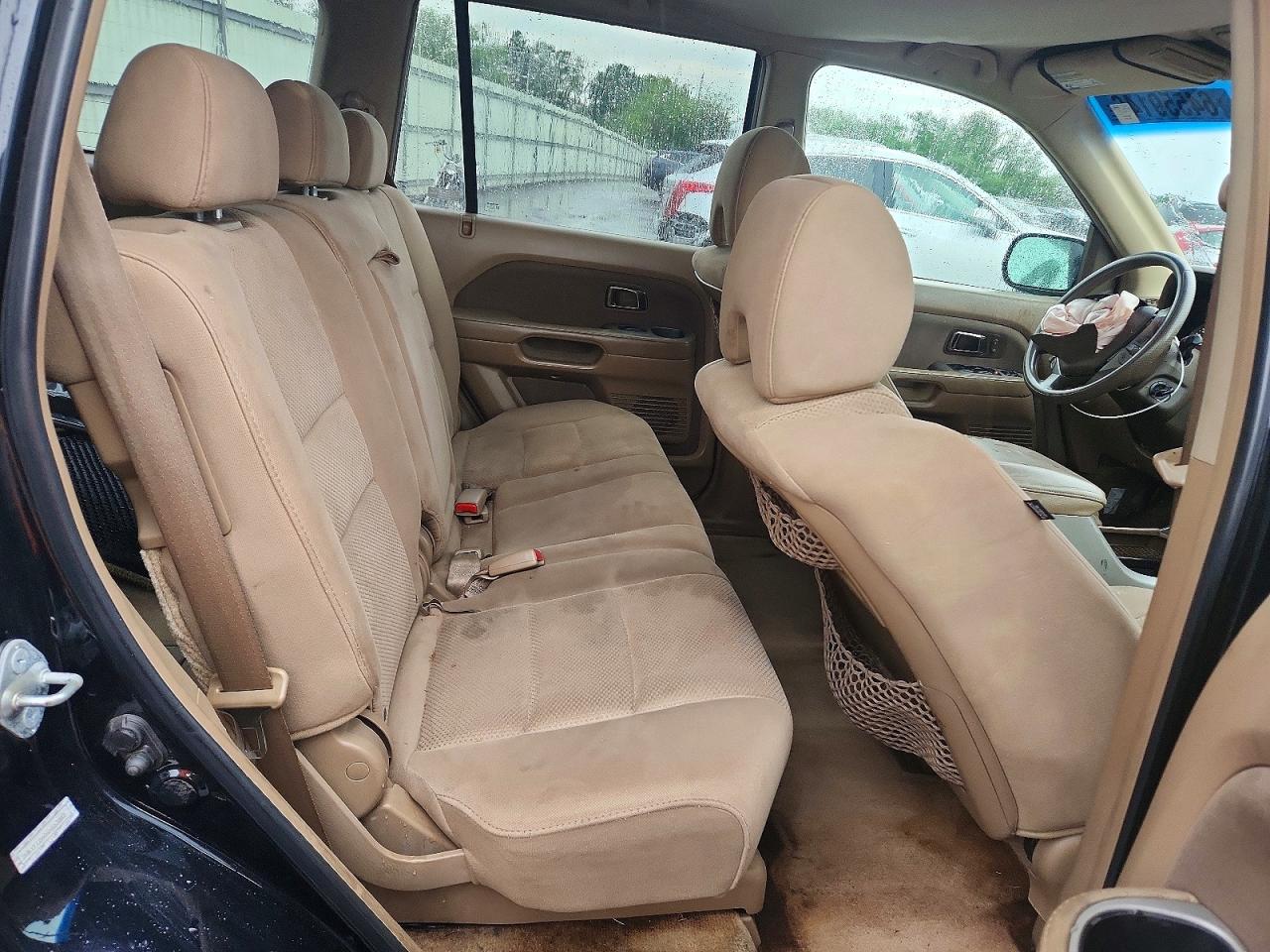 2006 Honda Pilot Ex Black vin: 2HKYF18406H563883