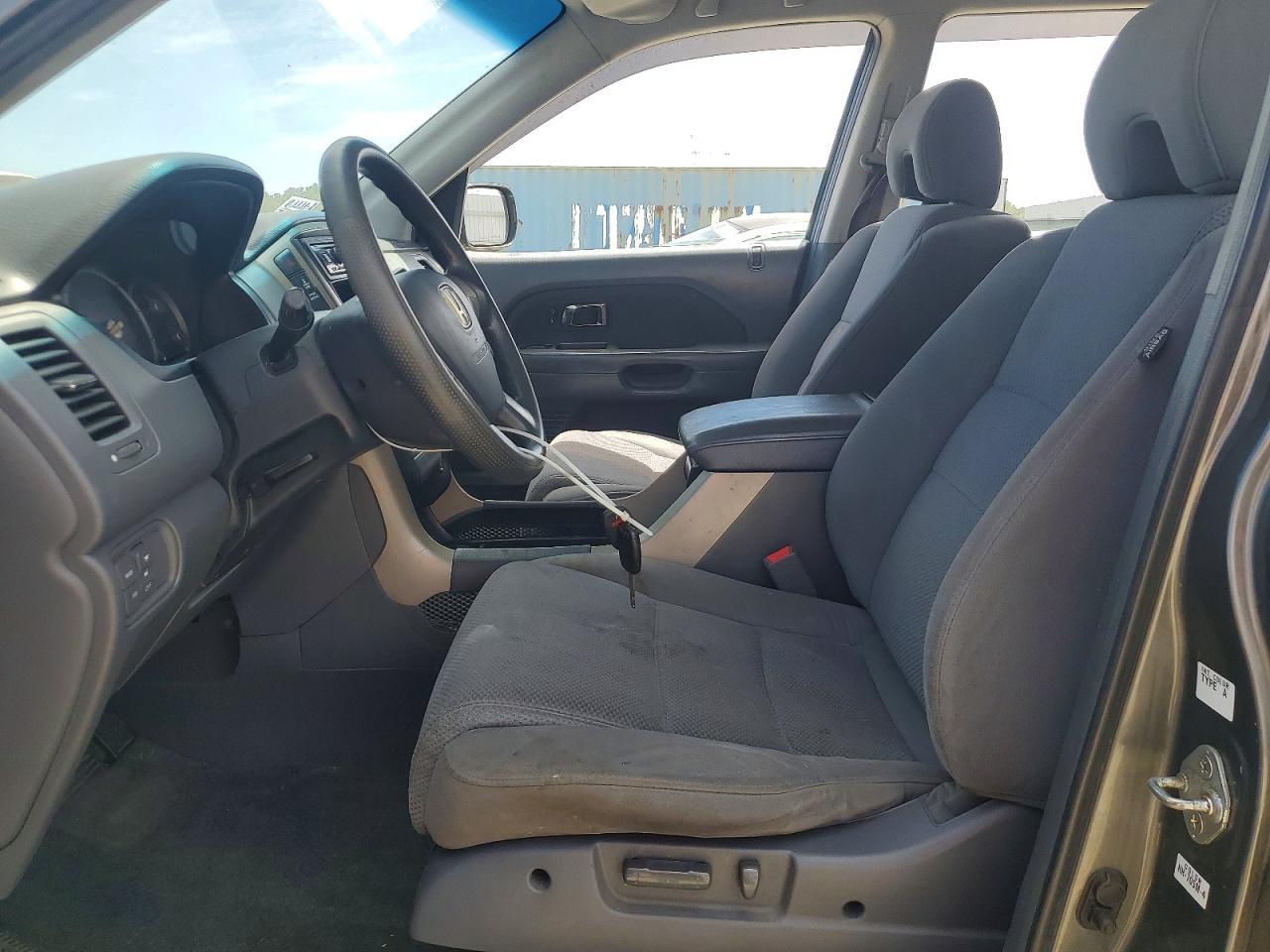 2007 Honda Pilot Ex Gray vin: 2HKYF18407H533901