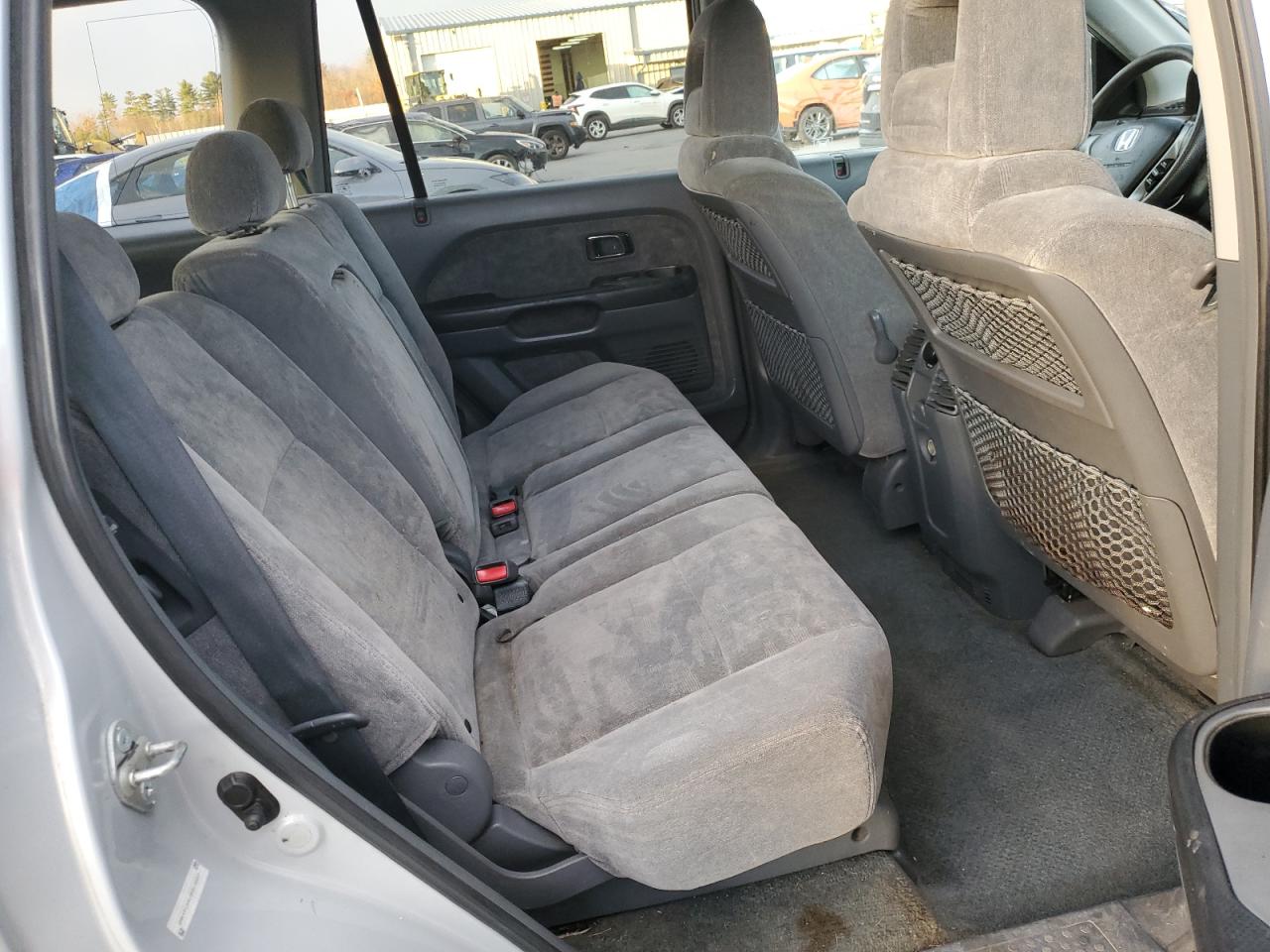 2003 Honda Pilot Ex Silver vin: 2HKYF18413H515837