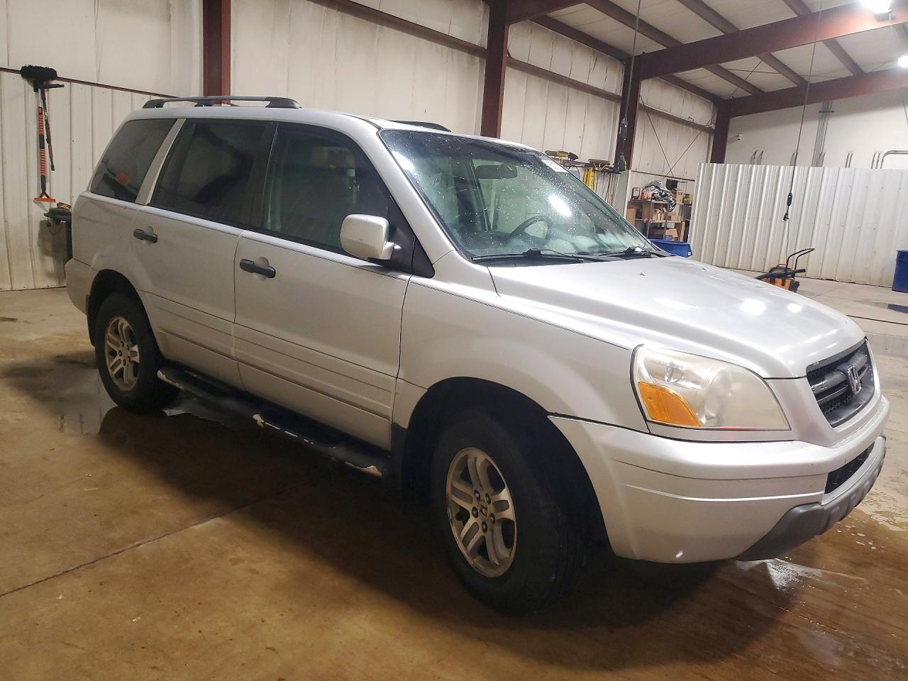 2003 Honda Pilot Ex Silver vin: 2HKYF18413H585578