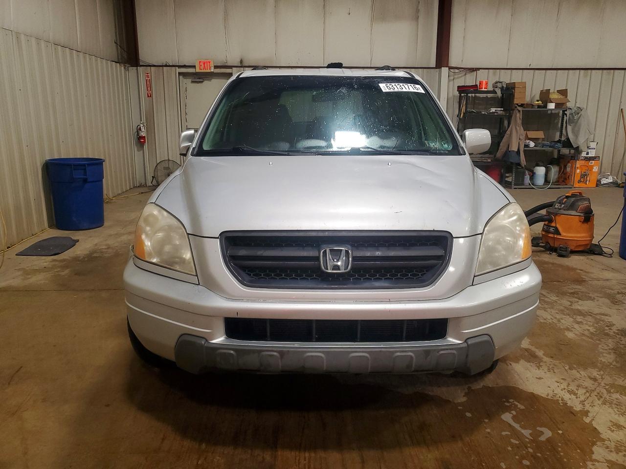 2003 Honda Pilot Ex Silver vin: 2HKYF18413H585578