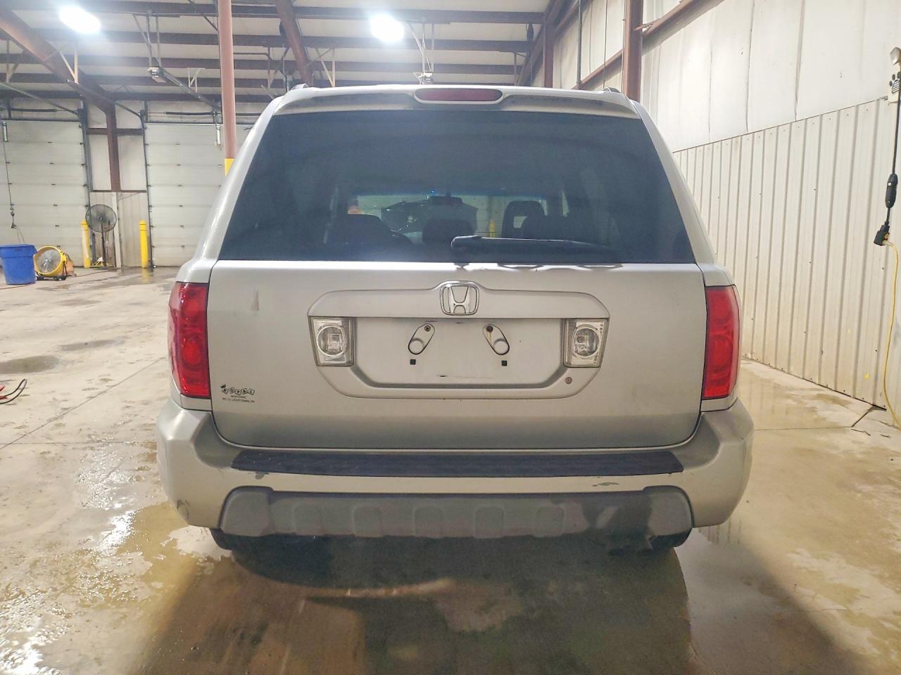 2003 Honda Pilot Ex Silver vin: 2HKYF18413H585578