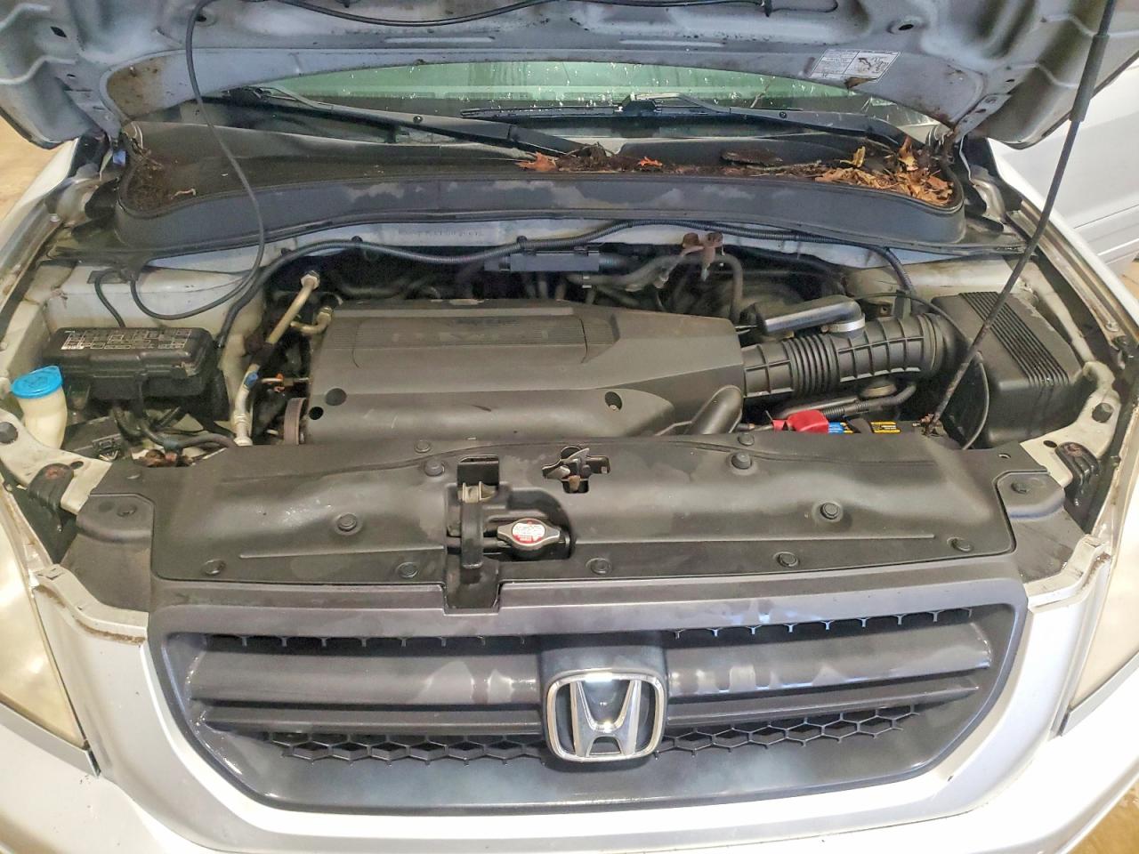 2003 Honda Pilot Ex Silver vin: 2HKYF18413H585578