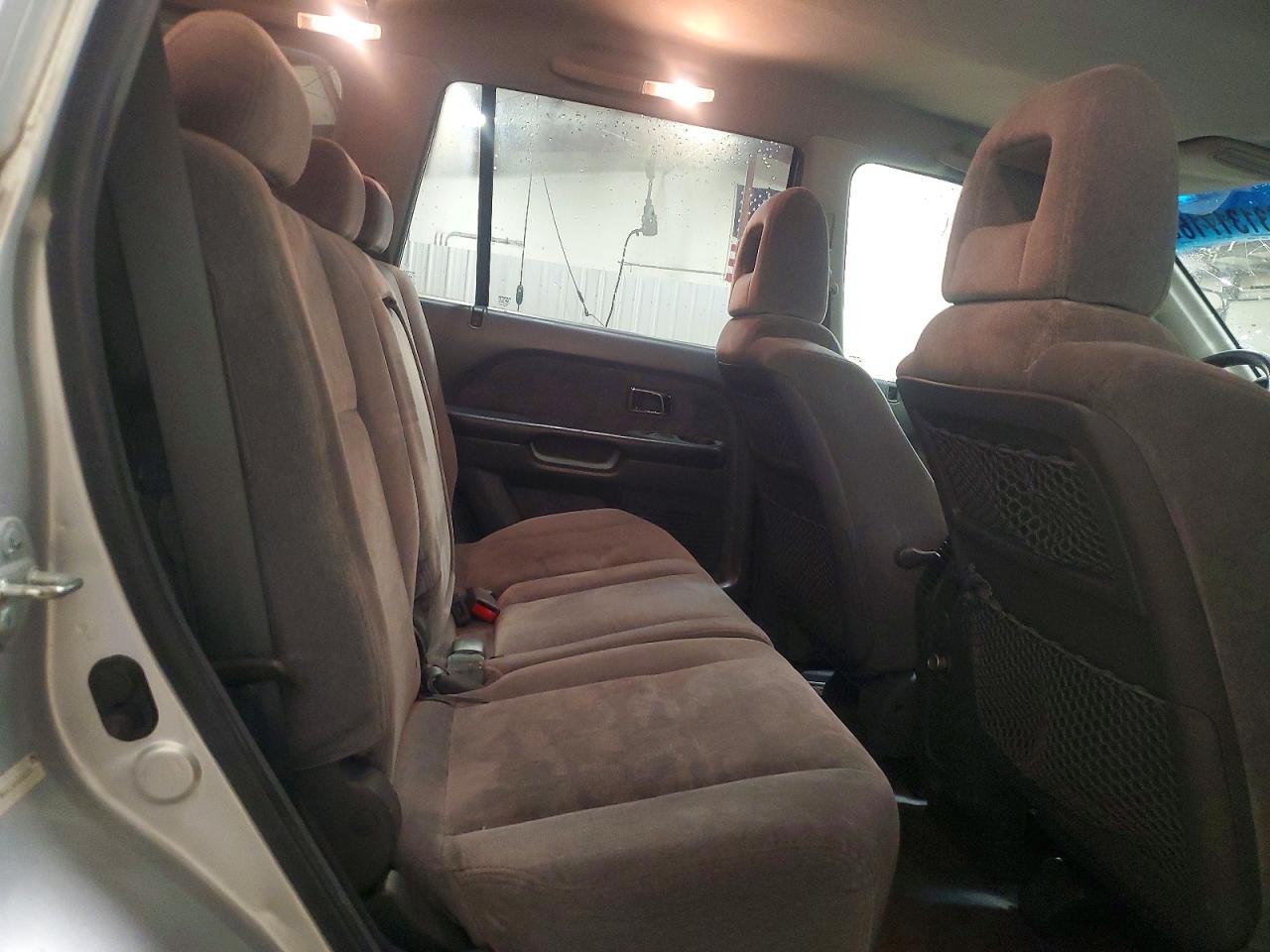 2003 Honda Pilot Ex Silver vin: 2HKYF18413H585578