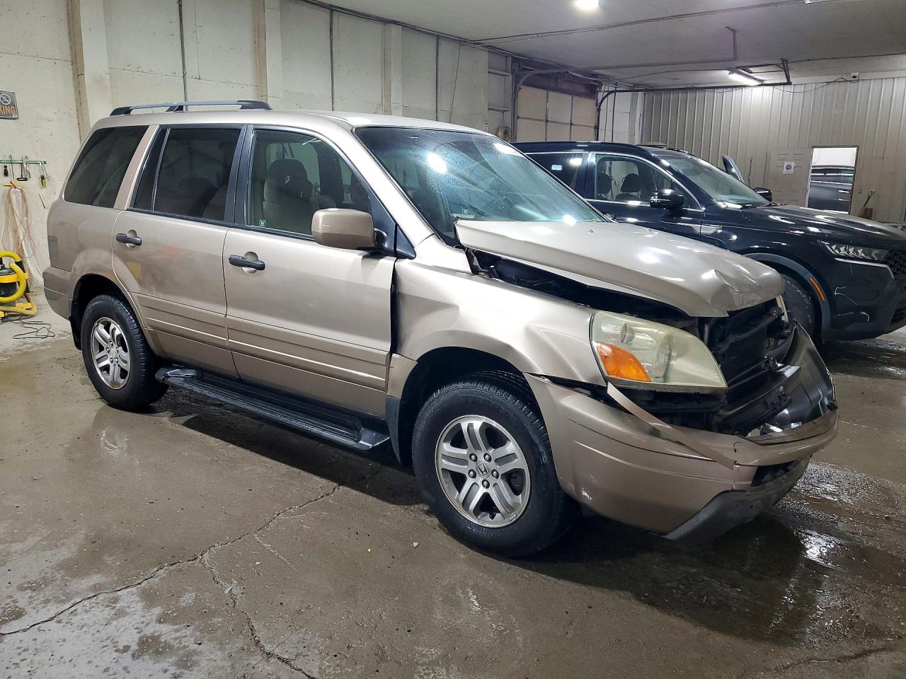 2003 Honda Pilot Ex Tan vin: 2HKYF18413H606557