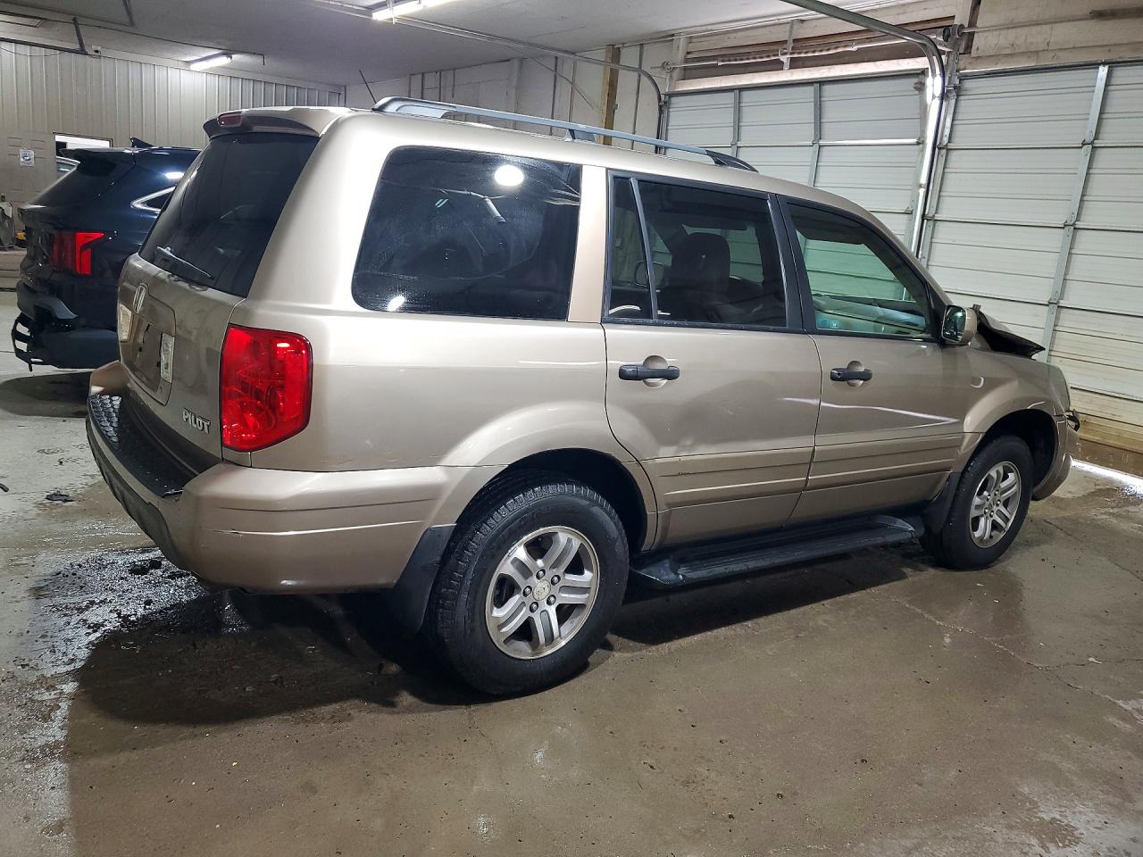 2003 Honda Pilot Ex Tan vin: 2HKYF18413H606557