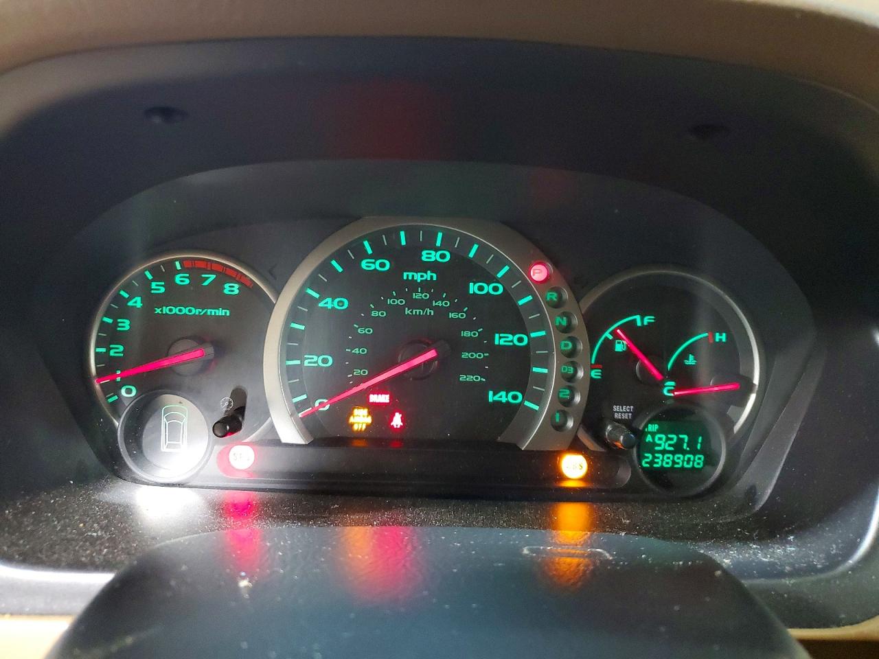 2003 Honda Pilot Ex Tan vin: 2HKYF18413H606557