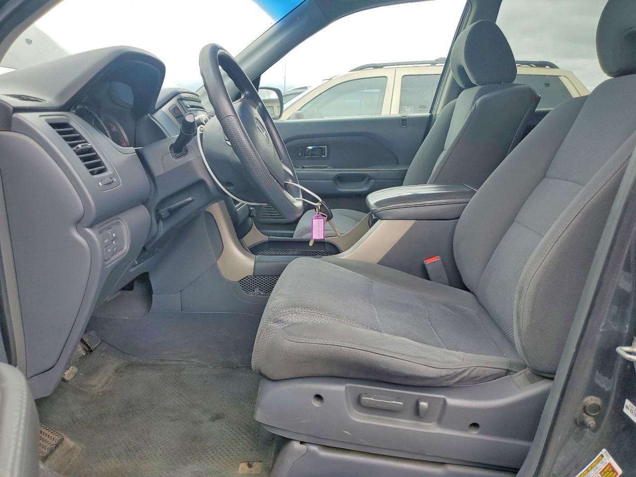 2006 Honda Pilot Ex Blue vin: 2HKYF18416H528866
