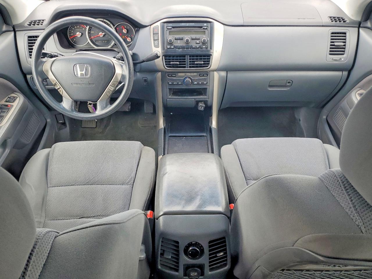 2006 Honda Pilot Ex Blue vin: 2HKYF18416H528866