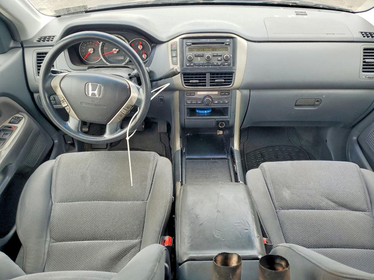 2007 Honda Pilot Ex Burgundy vin: 2HKYF18417H513656