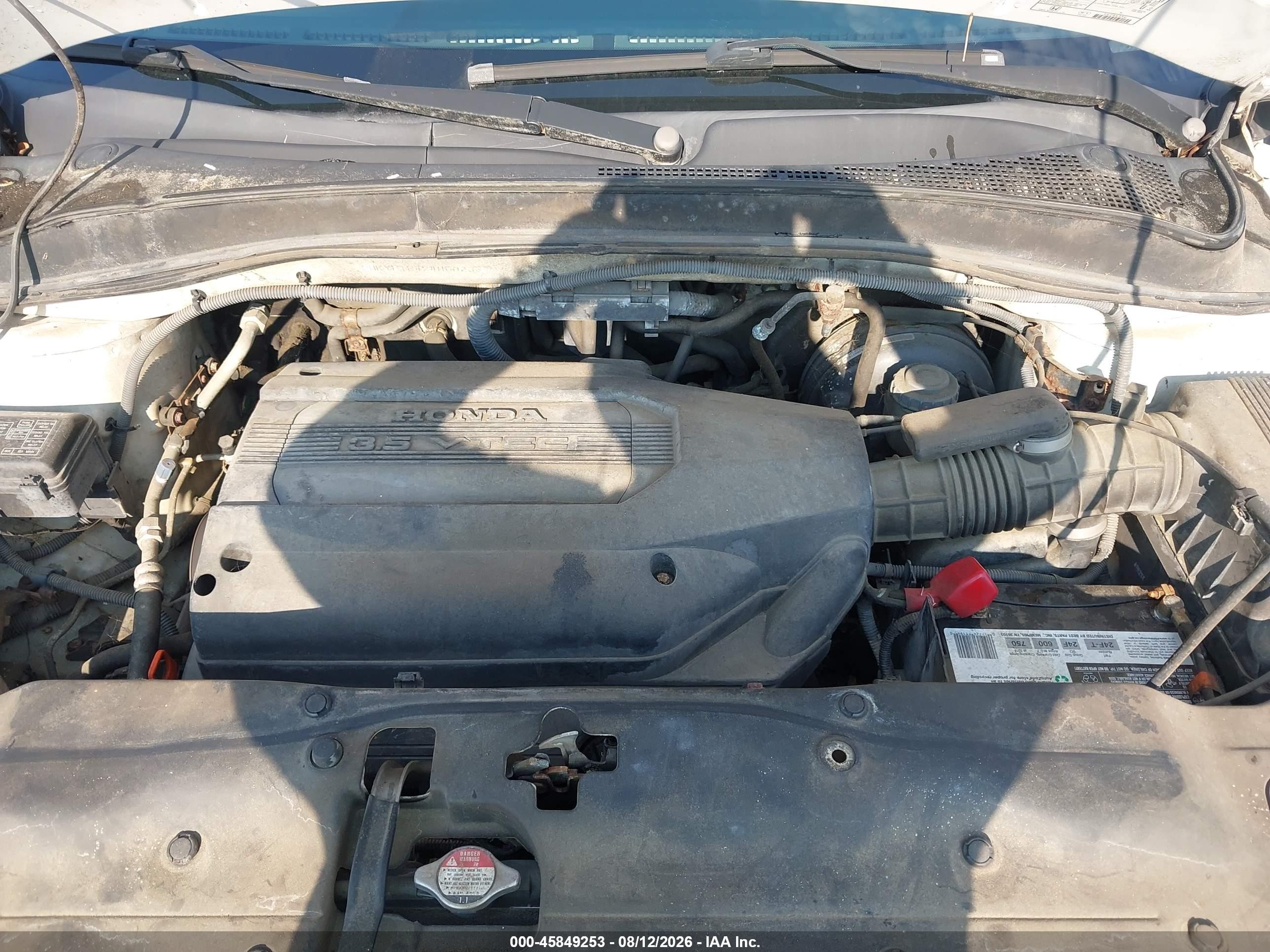 2004 Honda Pilot Ex Белый vin: 2HKYF18424H602339