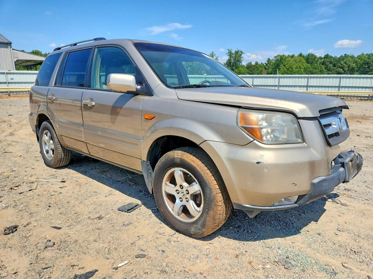 2006 Honda Pilot Ex Gold vin: 2HKYF18426H564923