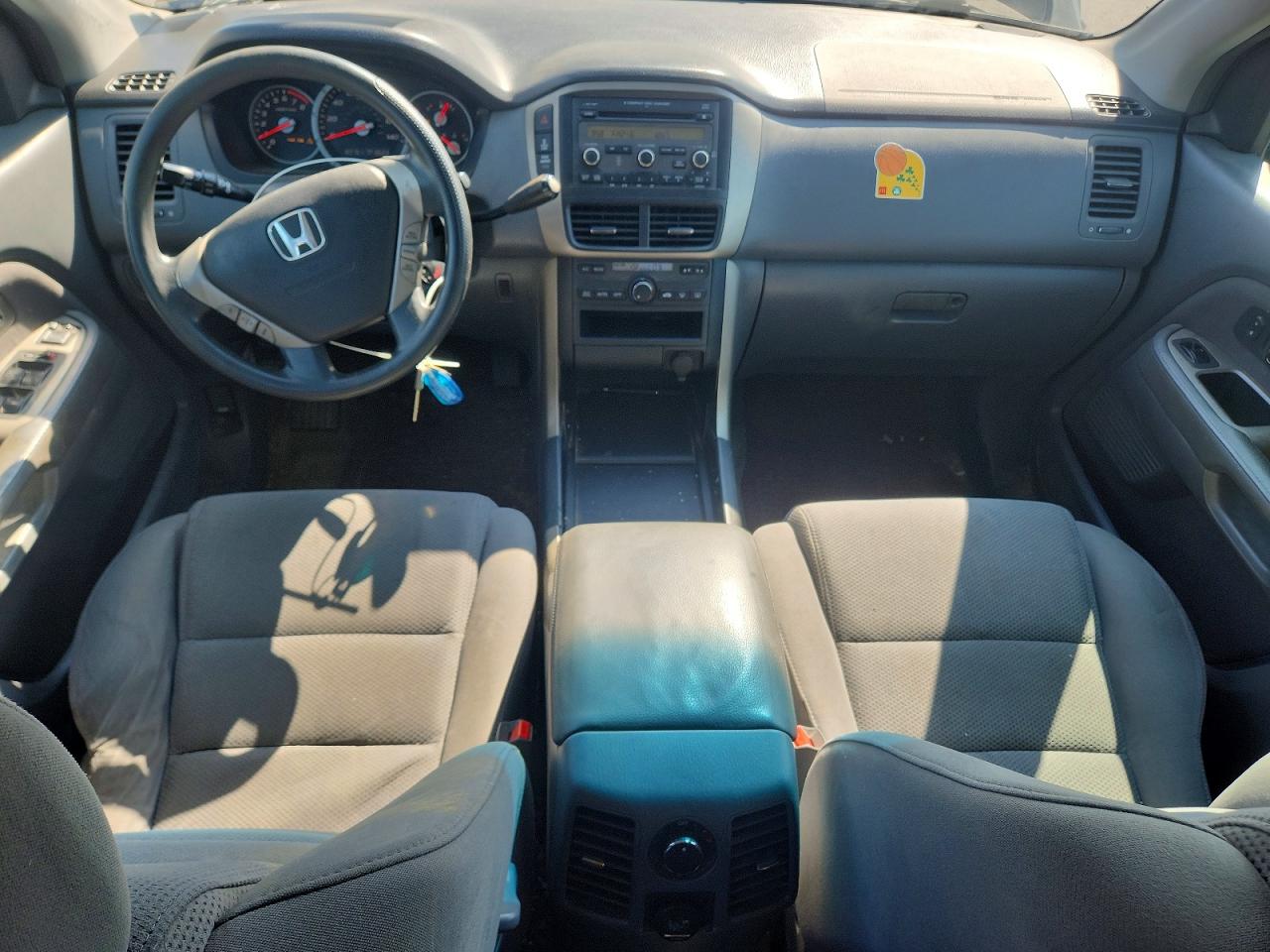 2007 Honda Pilot Ex Charcoal vin: 2HKYF18427H521491