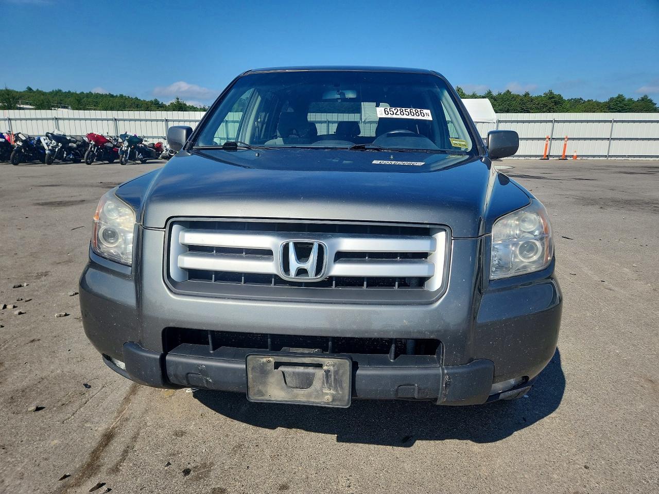 2007 Honda Pilot Ex Charcoal vin: 2HKYF18427H521491