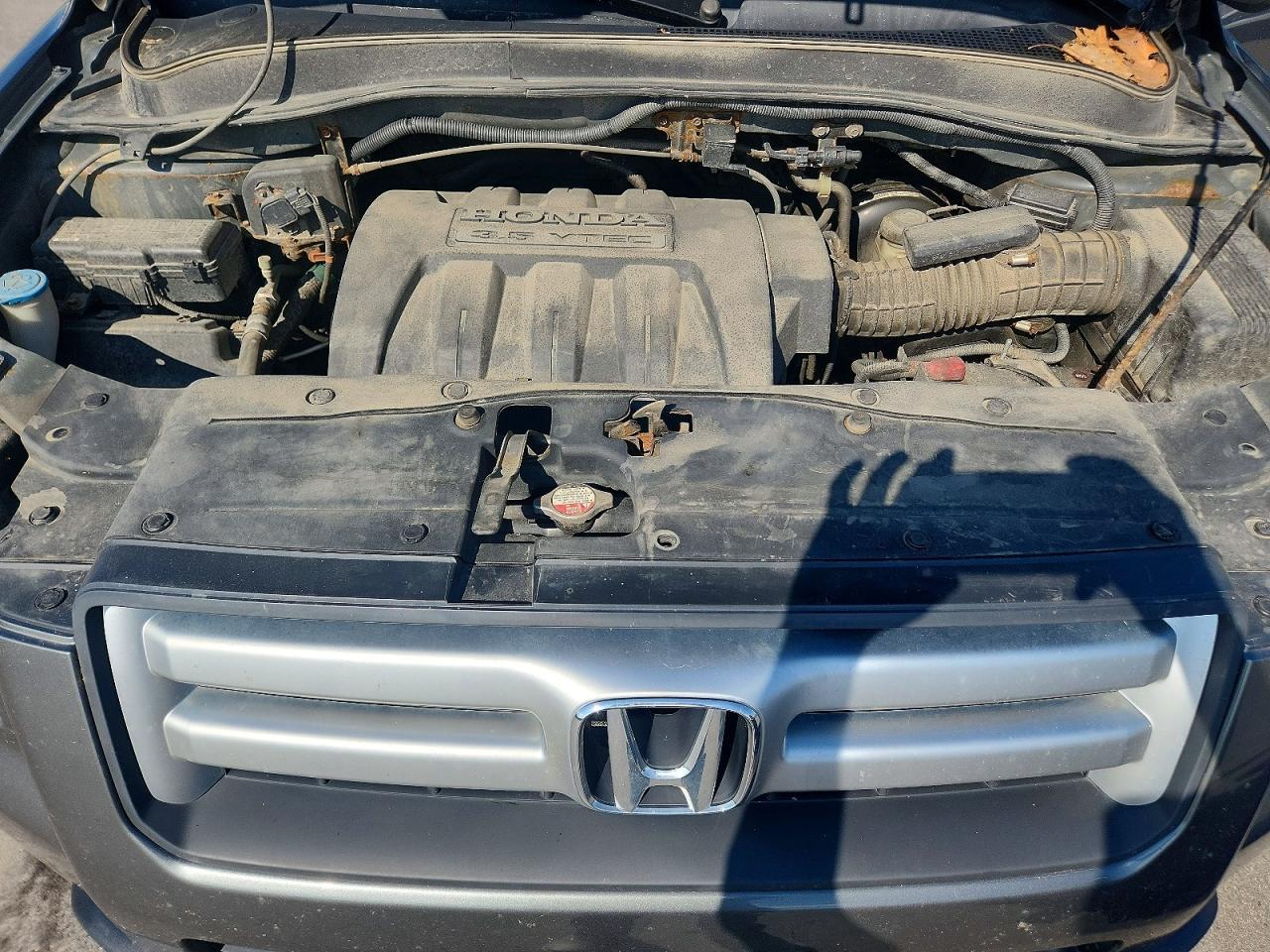 2007 Honda Pilot Ex Charcoal vin: 2HKYF18427H521491