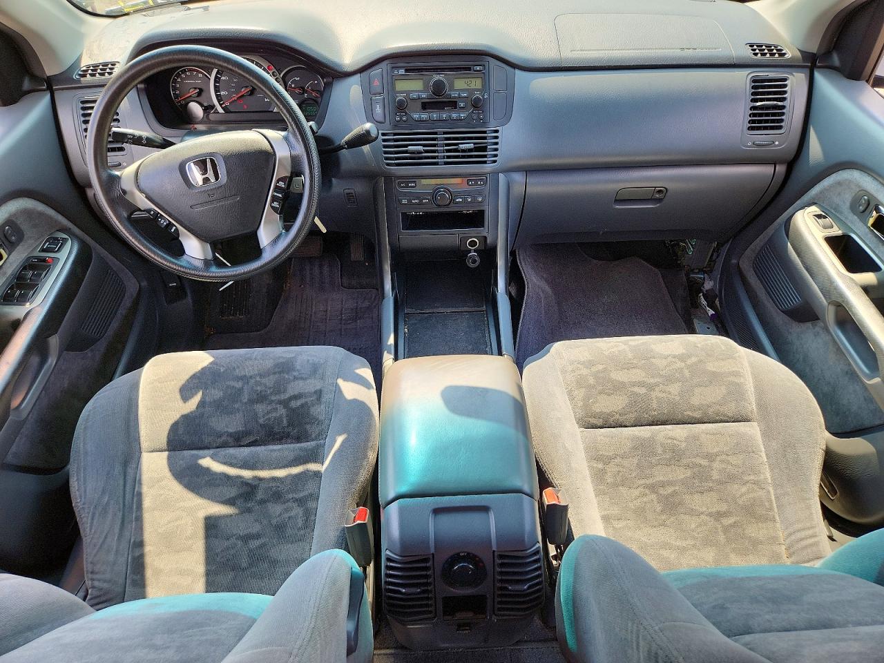 2003 Honda Pilot Ex Silver vin: 2HKYF18433H514611